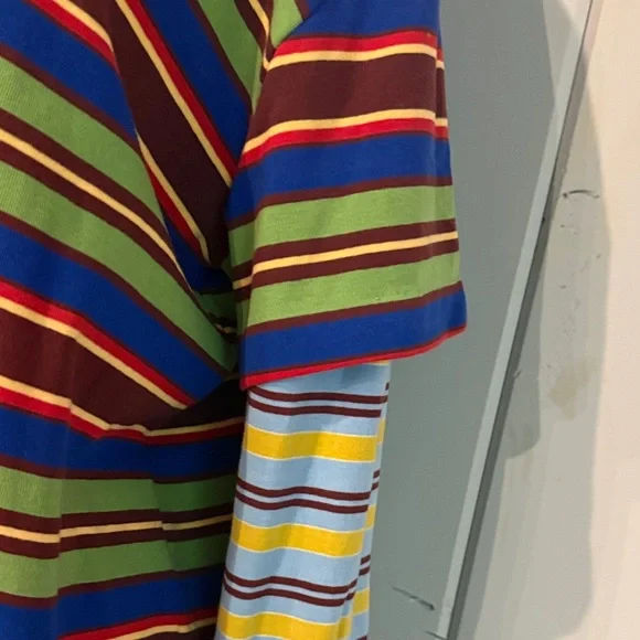 STAUD Colorful Striped Long Sleeve Dress - Picture 9 of 11